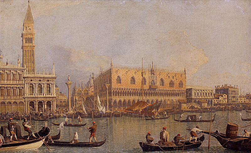 antonio canaletto View of the Ducal Palace in Venice Germany oil painting art